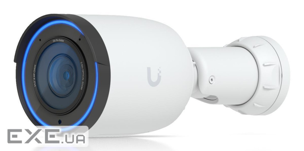 Ubiquiti Camera G6 Pro Bullet White 4K 30fps UVC-G6-PRO-BULLET-W Super sharp 4K camera with 3x optic