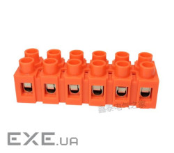 Клемний блок H2519-6P 36A / 660V, матеріал мідь, переріз дроту 0.5-6мм2 2