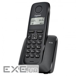 Radiotelephone DECT Gigaset A116 Black (S30852H2801S301)