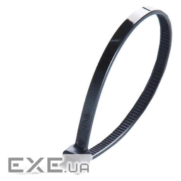 Стяжка кабельна 4х300 чорна 100 шт APRO CT-B4300