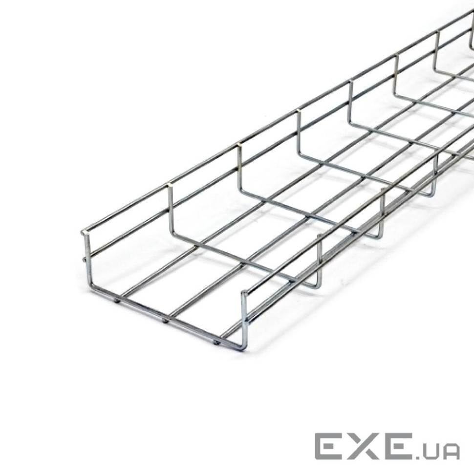 Лоток сітчастий WBC 150х50 мм, дріт D4 мм, нержавіюча сталь 2,5м (CMS-WBC4-15050SL) (CMS-WBC4-15050SL)