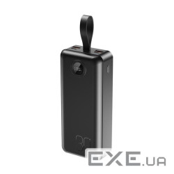 Зовн. акум. XO PR240 - 30000 mAh PD20W + QC22.5W with light (Чорний ) (PR240_Black)