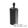 Зовн. акум. XO PR240 - 30000 mAh PD20W + QC22.5W with light (Чорний ) (PR240_Black)