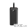 Зовн. акум. XO PR240 - 30000 mAh PD20W + QC22.5W with light (Чорний ) (PR240_Black)