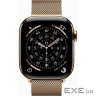 Apple Watch Series 11 GPS + Cellular 42mm Gold Titanium Case with Gold Milanese Loop,Mod (MF8Y4RK/A)