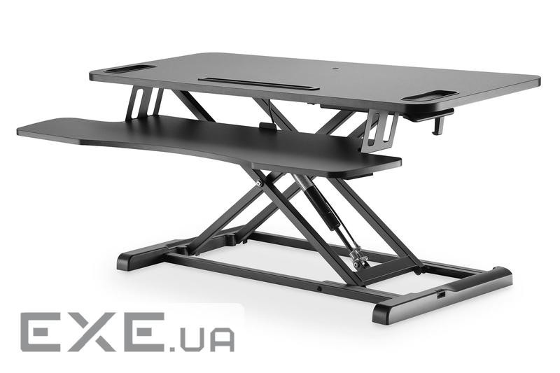 Підставка DIGITUS Ergonomic Workspace Riser, 11-46cm, black (DA-90380-1)