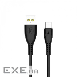 Кабель SkyDolphin S08T USB-USB Type-C (M/M), 1 м , Black (SDUSB-000563)
