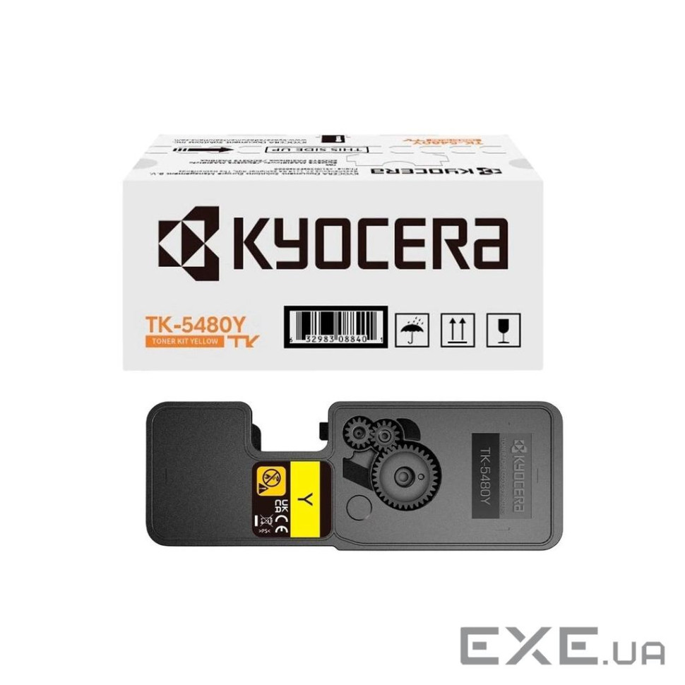 Тонер-картридж Kyocera TK-5480Y, 1,25K (1T0C22ANL0)