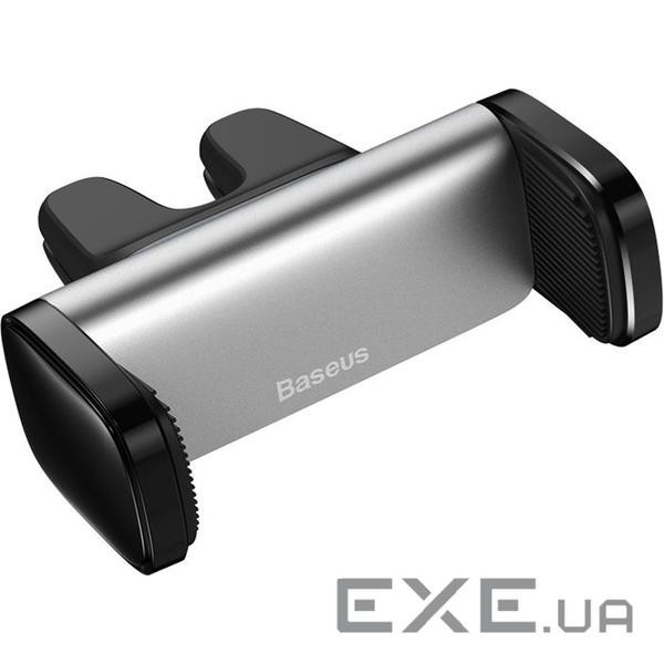Автоутримувач для смартфона BASEUS Steel Cannon Car Mount Air Outlet Silver (SUGP-0S)