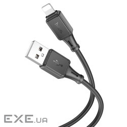 Кабель Hoco X101 Silicone, Lightning-USB, 2.4А, довжина 1м, Black, BOX (Hoco X101LB)