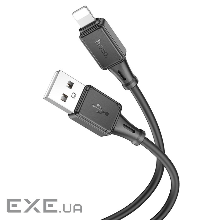 Кабель Hoco X101 Silicone, Lightning-USB, 2.4А, довжина 1м, Black, BOX (Hoco X101LB)