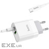 Мережевий зарядний пристрій HOCO C80A Rapido PD20W+QC3.0 charger set (Type-C TO Type (6931474740533)