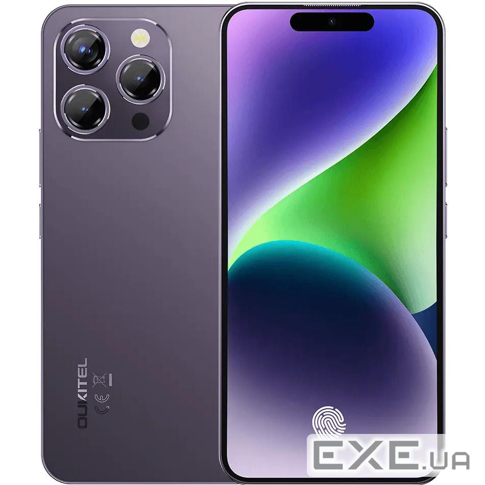 Смартфон Oukitel P1 6.7" HD /8GB/256GB/ G99 /5150mAh/ 50+32Мп / Purple (P1_PL)