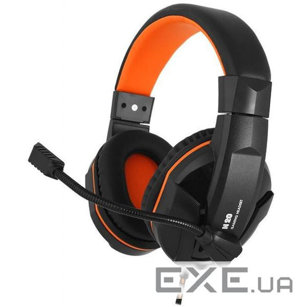 Навушники Gemix N20 Black-Orange Gaming