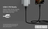 Кабель Belkin USB-C - USB-C, BRAIDED SILICONE, 1m, black (CAB011BT1MBK)