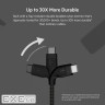 Кабель Belkin USB-C - USB-C, BRAIDED SILICONE, 1m, black (CAB011BT1MBK)