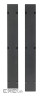 Опція APC rack cable management panel cover (AR7581A)