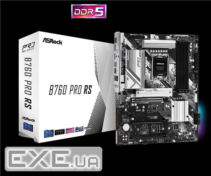 Материнська плата ASRock B760 PRO RS DDR5