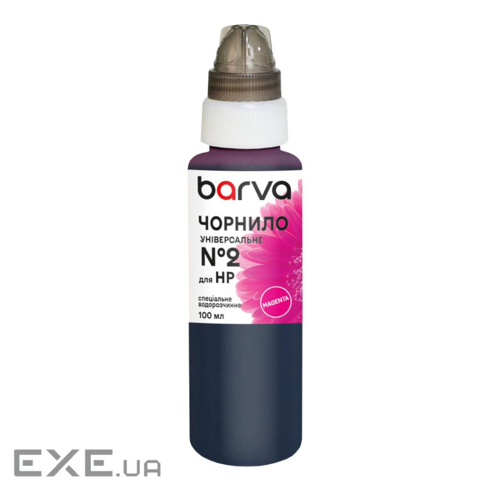 Чорнило Barva HP 2 100 мл, universal, magenta (HU2-362e)