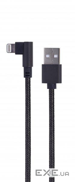 Дата кабель USB 2.0 AM to Lightning 0.2m corner Cablexpert (CC-USB2-AMLML-0.2M)