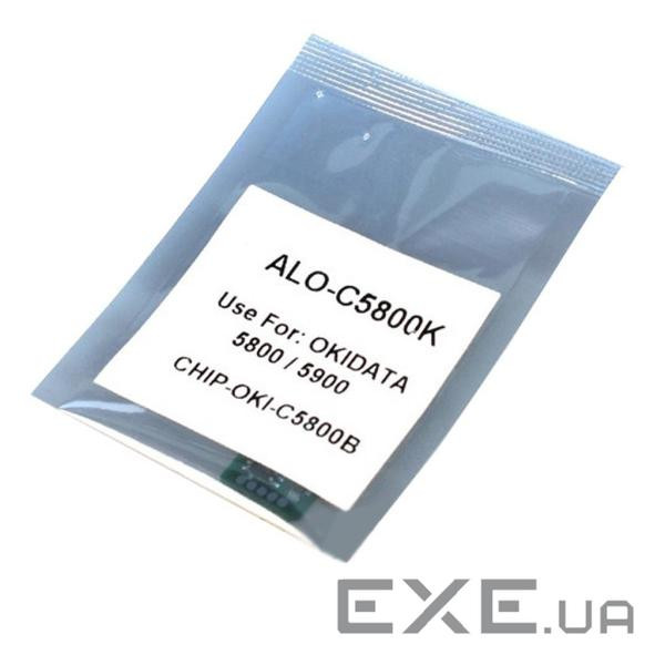 Чип для картриджа OKI C5850 BLACK 8K Apex (CHIP-OKI-5850-B)