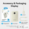 УМБ Vention 10000mAh 22,5W Fast Charging, USB-A, 2xUSB-C, with built-in USB-C cable, Blue (FKAL0-C)