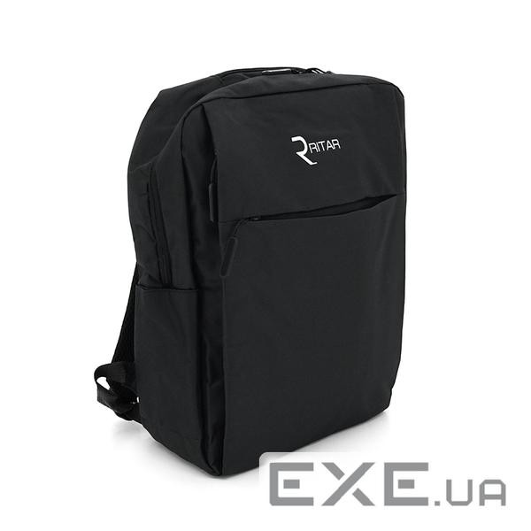 Рюкзак для ноутбука 15.6", Black, Merlion T2, нейлон (YT-B15,6"N-BT2) (YT-B15,6"N-BT2_BK)