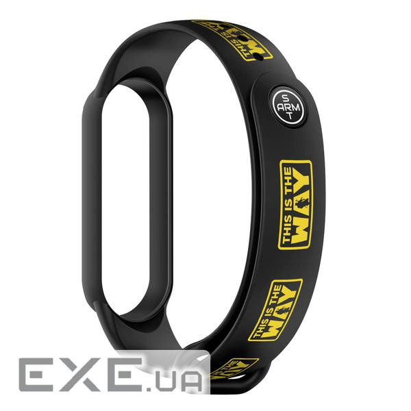 Ремінець для фітнес браслета Armorstandart This is the Way для Xiaomi Mi Band 7/6/5 Appeal (ARM59258)
