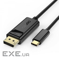 Кабель Choetech DisplayPort USB Type-C (M/M), 1.8 м , Black (XCP-1801BK)