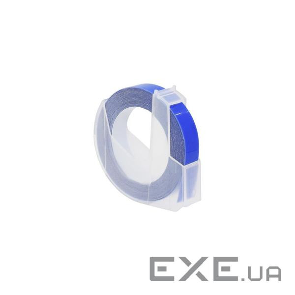 Стрічка для принтера етикеток UKRMARK D-520106-BL, 9 мм х 3 м, синя, аналог DYMO 520106 / S (900862)