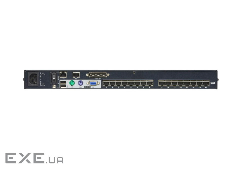 16-портовий Cat 5e KVM over IP комутатор , 19" (KH1516AI-AX-G)