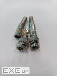 Роз&apos,єм Premium BNC-M - з пружиною під кабель та наконечником під гвинт для фіксації ц (YT30452) (YT30452)