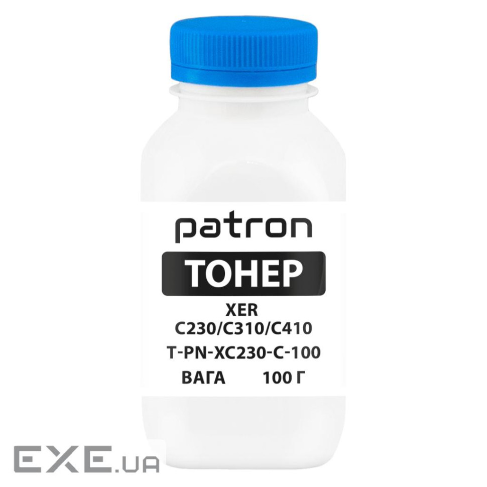 Тонер XER C230/C310/C410, 100 г, Cyan Patron (PN-XC230-C-100)