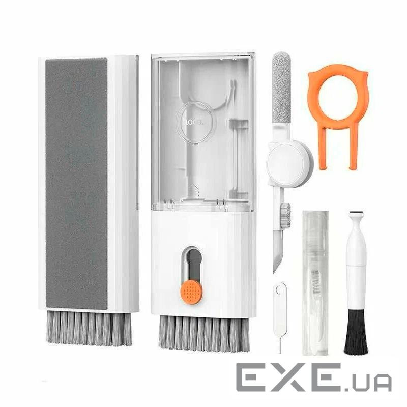Набір для очищення гаджетів Hoco UT2 10 в 1, White