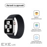 Ремінець Armorstandart Braided Solo Loop для Apple Watch 42mm/44mm/45mm/49mm Charcoal Size (ARM58074)