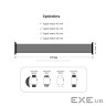 Ремінець Armorstandart Braided Solo Loop для Apple Watch 42mm/44mm/45mm/49mm Charcoal Size (ARM58074)