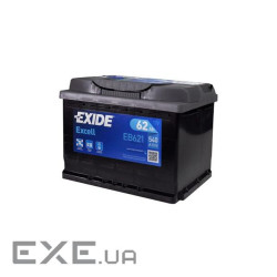 Акумулятор автомобільний EXIDE EXCELL 62A (EB621)