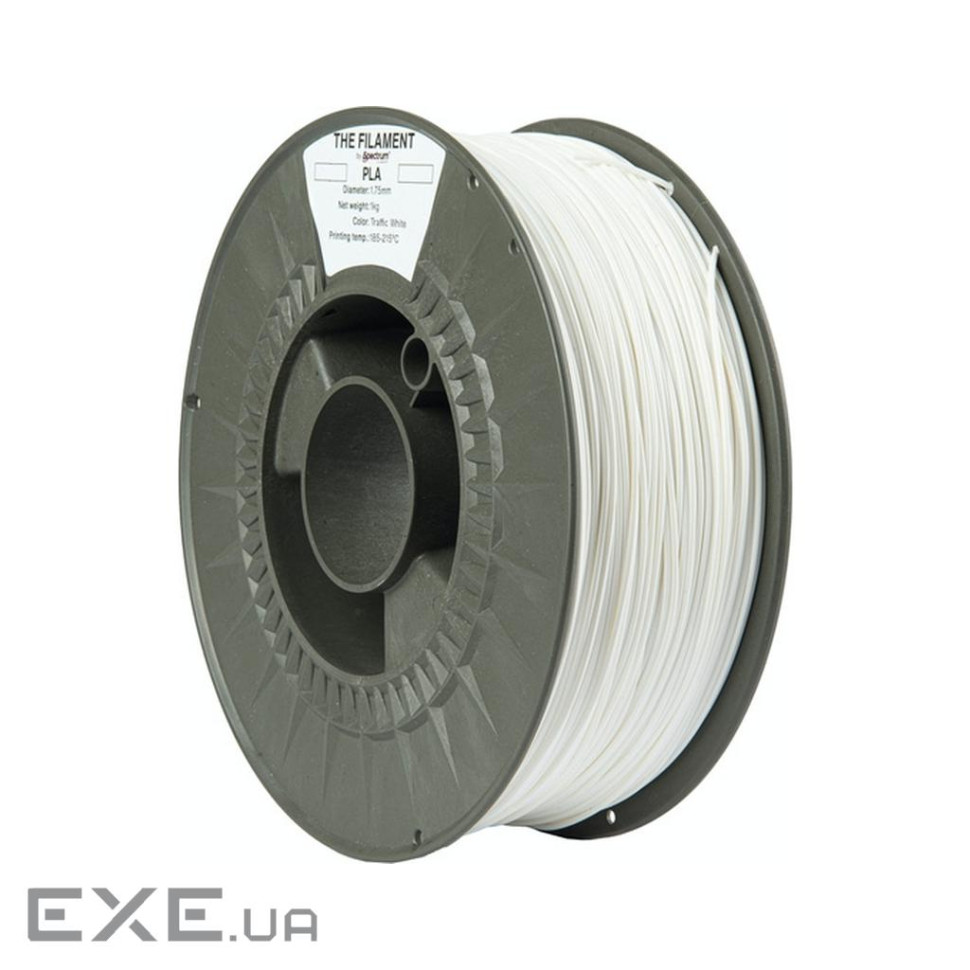 Пластик для 3D-принтера The Filament PLA 1.75mm 1kg TRAFFIC WHITE (TF-24001)