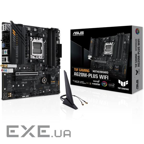 Материнська плата ASUS TUF GAMING A620M-PLUS WIFI