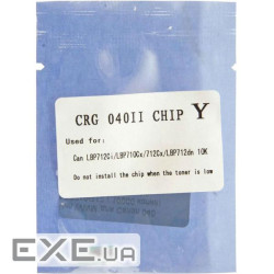 Чип для картриджа Canon 040 LBP710/712 Yellow 10K WWM (JYD-Can040HY)