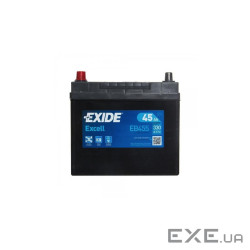 Акумулятор автомобільний EXIDE EXCELL 45A (EB455)