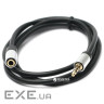 Кабель мультимедійний 3.5mm M to 3.5mm F 1.0m PowerPlant (KD00AS1264)