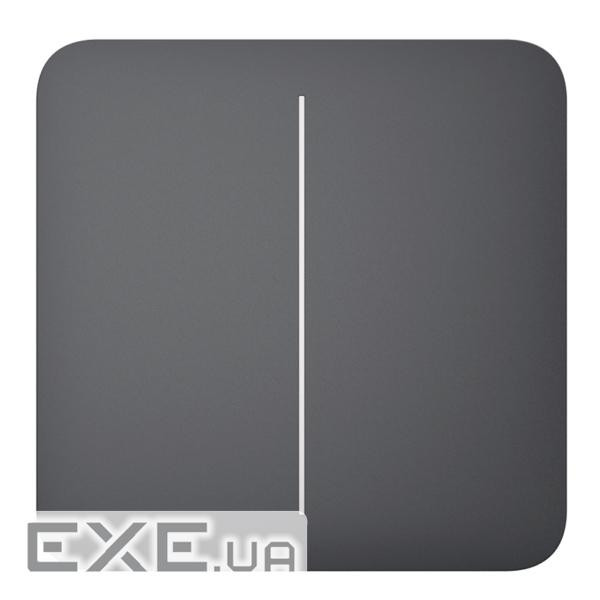 Розумний вимикач Ajax SoloButton 2-gang антрацит (000029820)