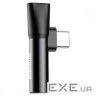 Перехідник USB-C M to USB-C F + 3.5mm F black Baseus (CATL41-01)