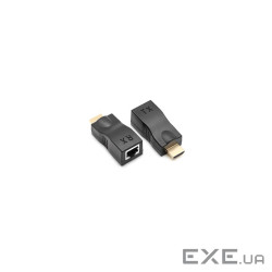 Одноканальний пасивний подовжувач HDMI сигналу по UTP кабелю по одній витій (YT-SCPE HDMI-30m720PB) (YT-SCPE HDMI-30m720