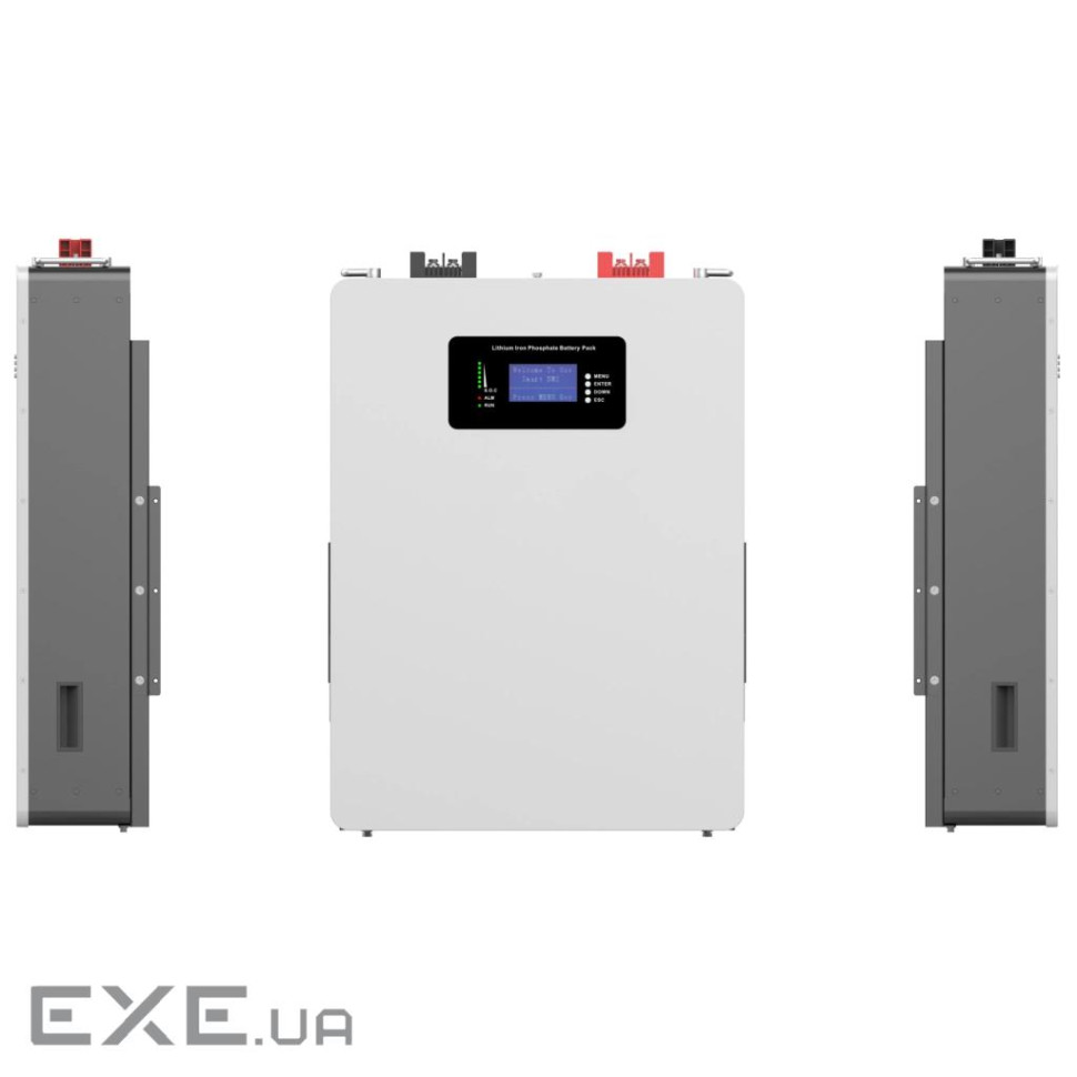 Акумуляторна батарея LiFePO4 для гібридного інвертора VMH-6.5K 51.2V100Ah?5120Wh) з WIFI (FBP48-100)