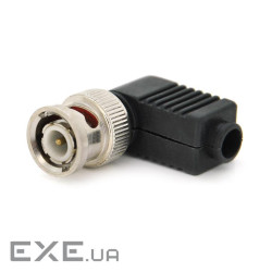 Роз&apos,єм BNC-M-кутовий, пластиковий кожух та гвинт для фіксації кабеля