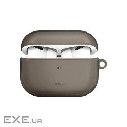 Чохол для навушників Uniq Glase AirPods Pro 2 gen Glossy Smoke (8886463683590)