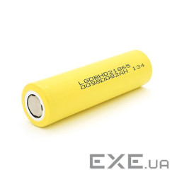 Акумулятор 18650 Li-Ion LGHD2 LGDBHE41865, 3000mAh, 20A, 4.2V, Yellow, 2 шт. в упаковці, цін