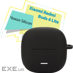 Чохол для навушників BeCover для Xiaomi Redmi Buds 6 Lite Black (713232)
